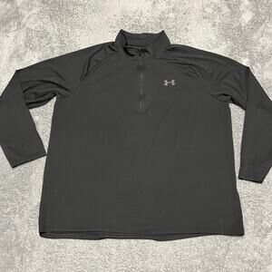 Under Armour UA Shirt Mens XXL Tech Quarter Zip Pullover Loose Golf